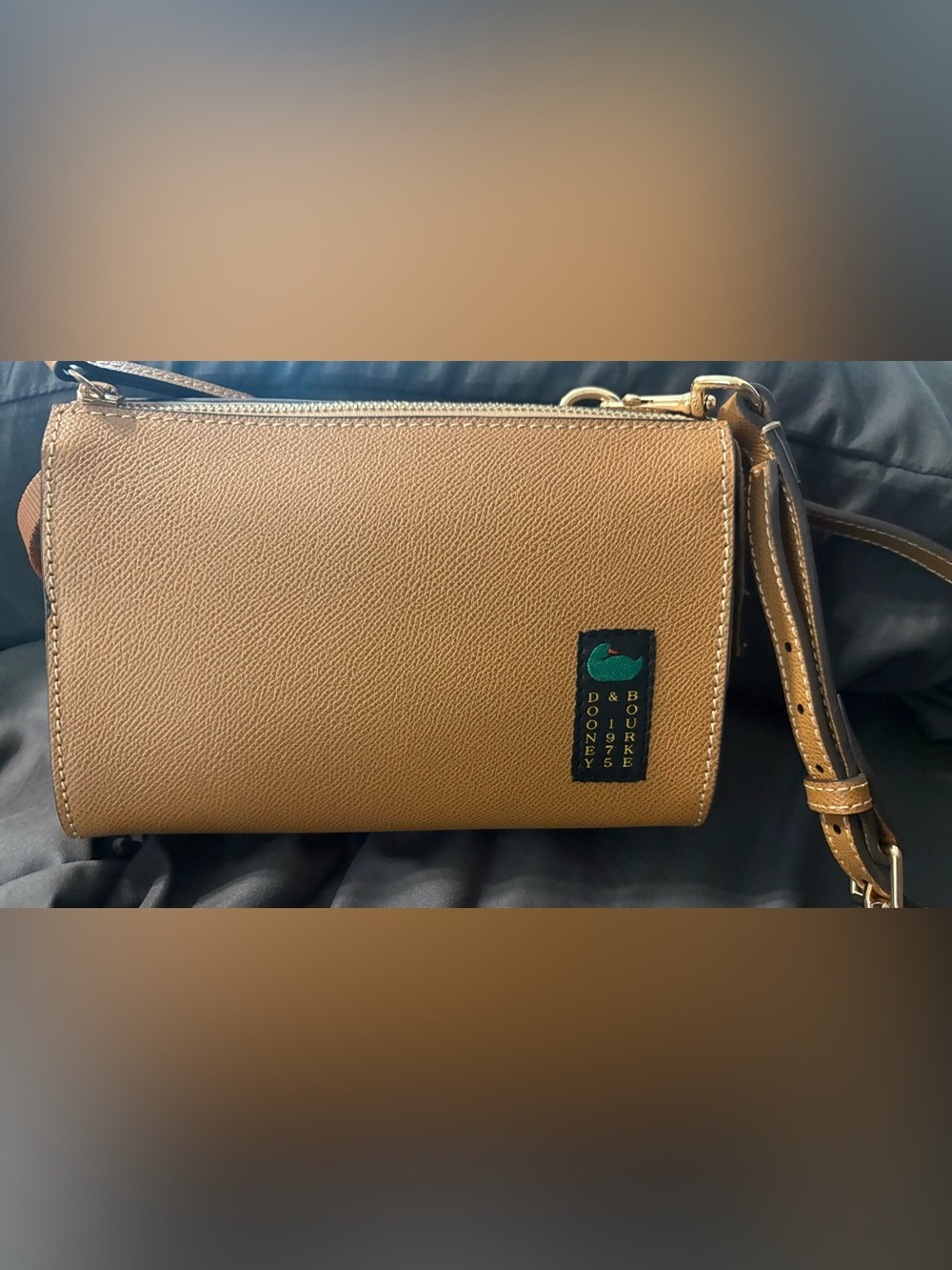 Dooney & Bourke Tan Janine Crossbody Bag with Removable Strap NWT